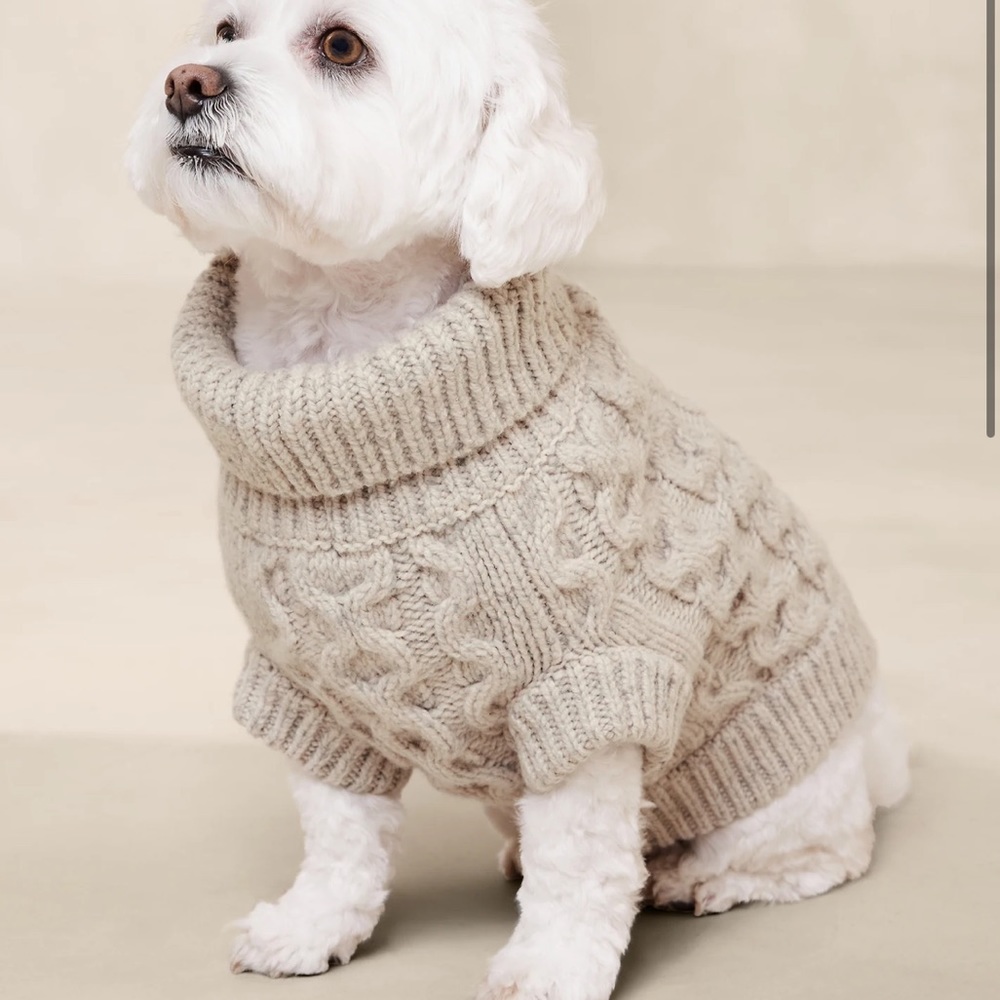 Banana Republic Pet Sweater- Large
